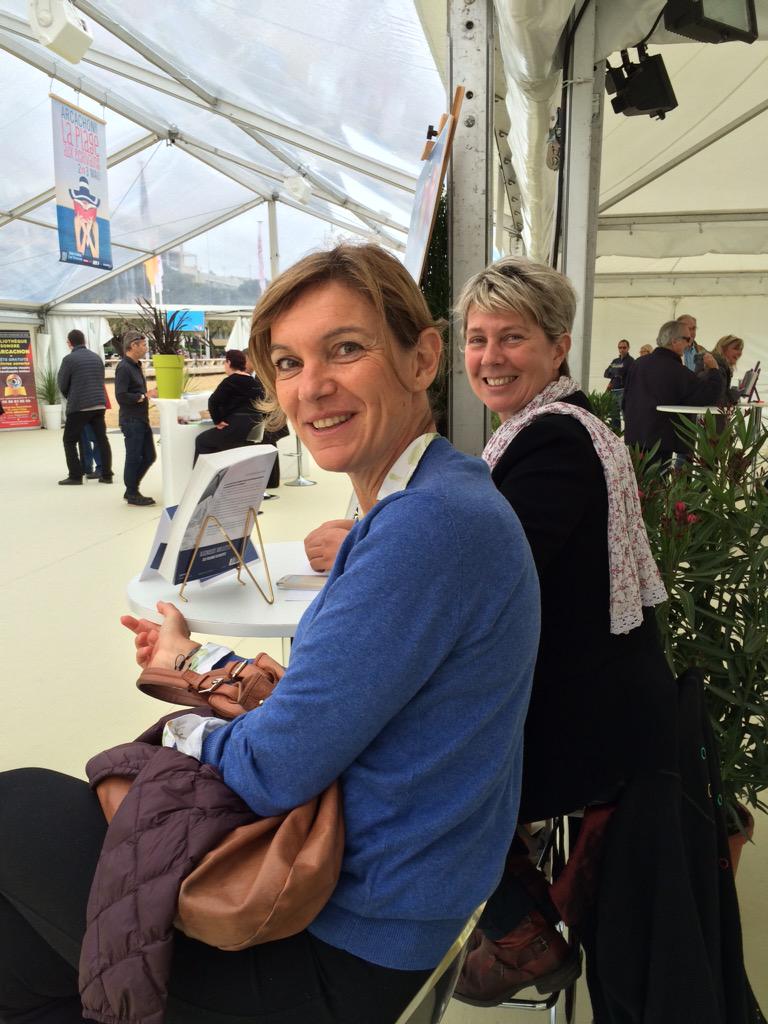 Autre duo de charme de l'édition, Beatrice Duval et son auteur, Sandrine Collette , <a href="/EDITIONSDENOEL/">Les éditions DENOËL</a> r