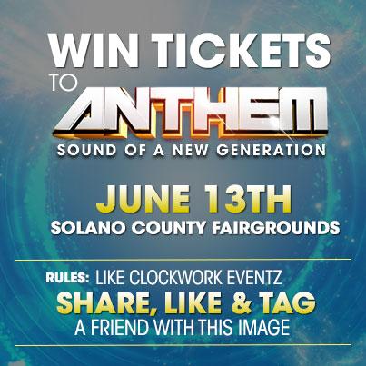 ClockworkEventz's tweet image. Anthem Festival is coming soon, want your chance to win tickets? Like / share this post and tag a friend for entry!