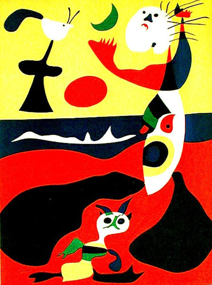 Joan #Miró  "L'ete " 1938  #iloveart #artwit #artweet #fineart #art  #painting #colores