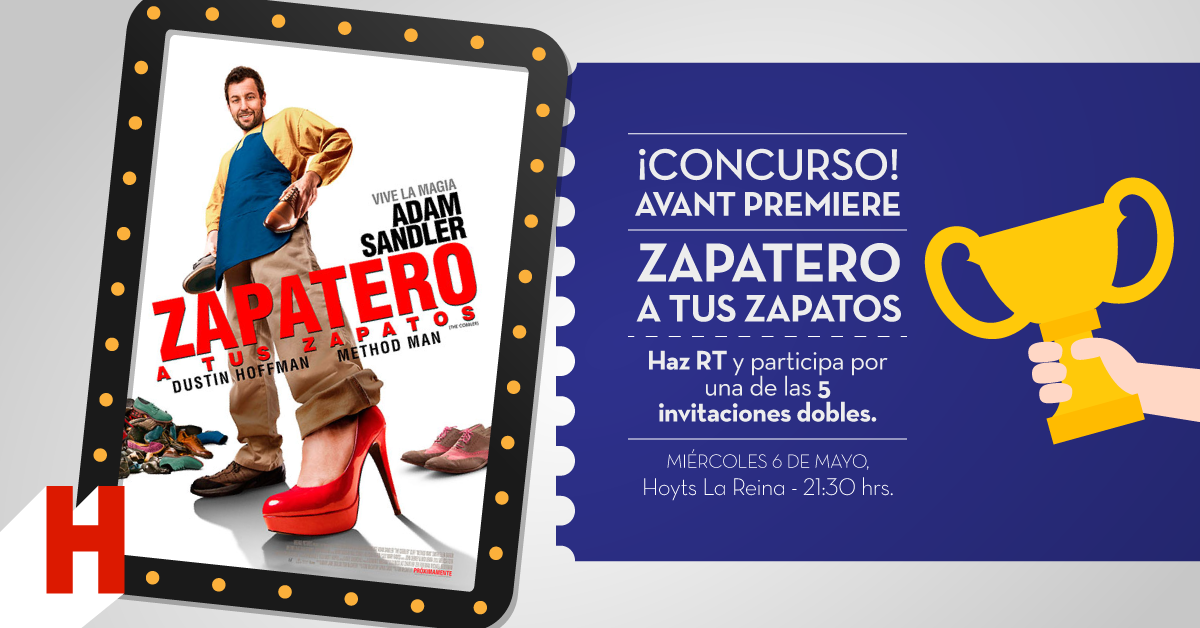 [CONCURSO] Adam Sandler sobre-empático. RT para participar por invitaciones a la Premiere de #ZapateroatusZapatos