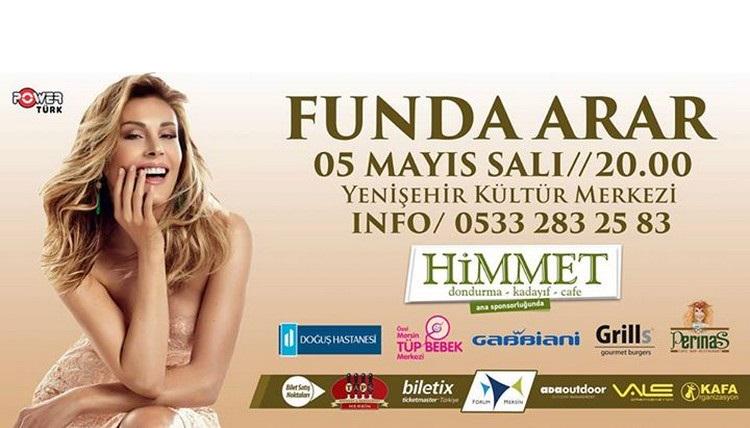 Funda Arar 05 Mayıs Salı Yenişehir Kültür Merkezi'nde
mersinparty.com/yenisehir-kult…