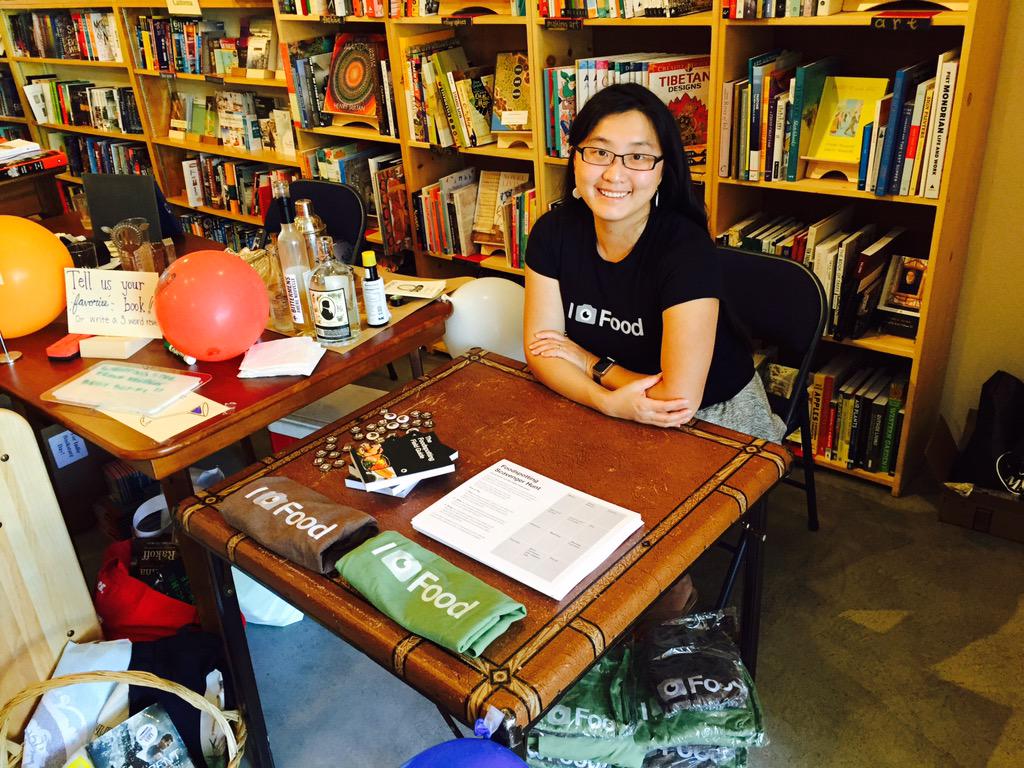 SF Spotters: Want free Foodspotting stuff? We're hanging out at Folio Books in Noe til 3pm! - facebook.com/events/1561775…