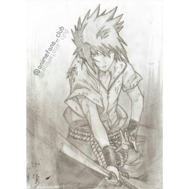 Drawing : Sasuke Uchiha | Drawing : Sasuke Uchiha (Naruto Series) YouTube :  Art With Anwit Video Link : https://youtu.be/RhrA088TjiU | By Anwit  SarkarFacebook
