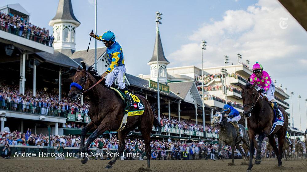 nytimes's tweet photo. Photos from #KentuckyDerby2015 http://t.co/q7KSVl9Fml http://t.co/URV7fJG3nX