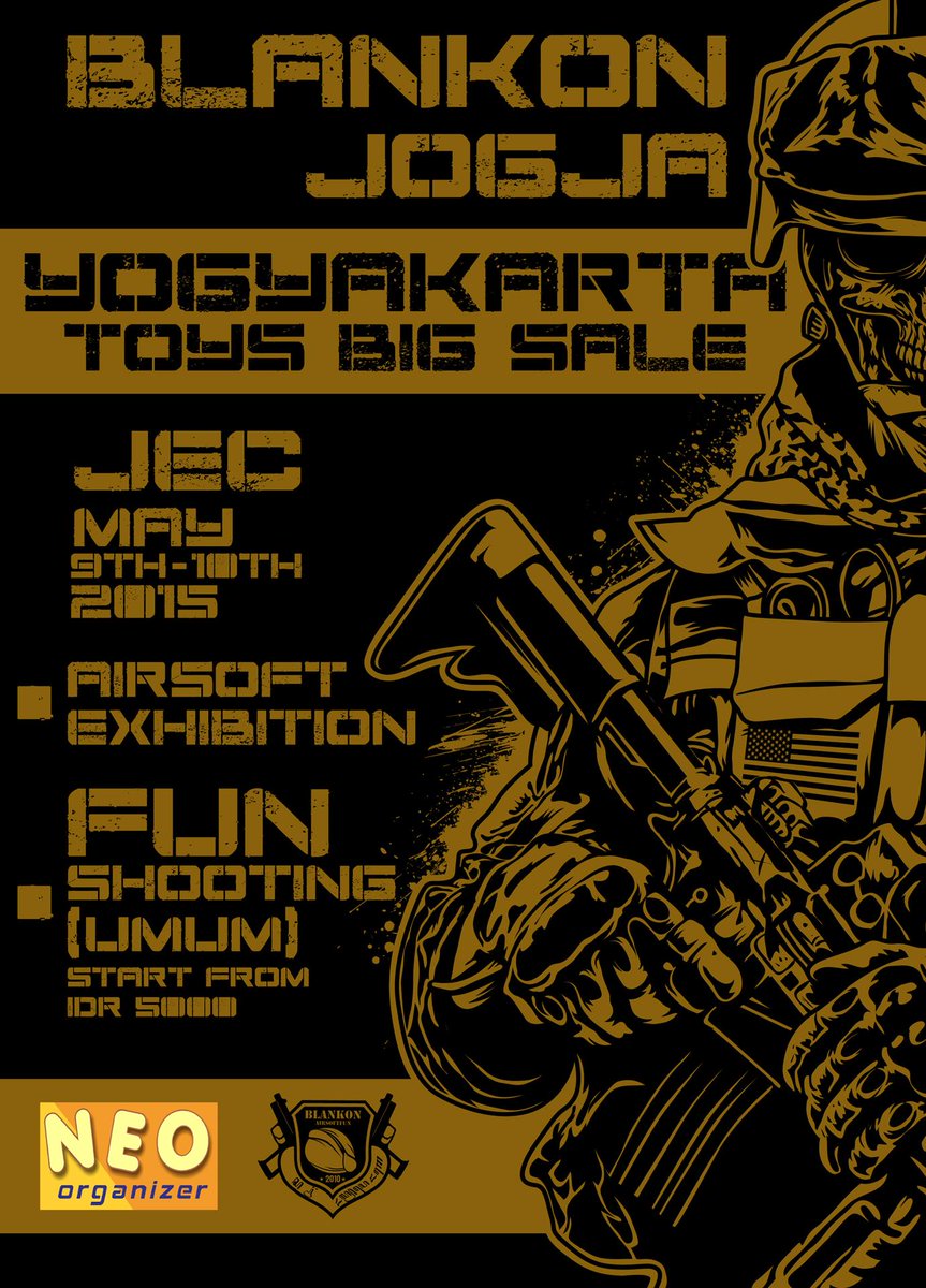 #jogja <a href="/AcaraJogja/">Acara Jogja</a> 9-10/5/15 Pameran Mainan | Dolanan Bedil di JEC