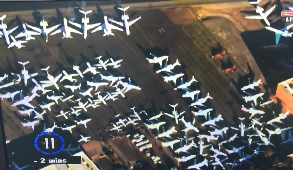 melhomer's tweet image. Private planes at Las Vega airport for #MayPac Leaving wld be worse than getting out of Eden Park after an AB's test!