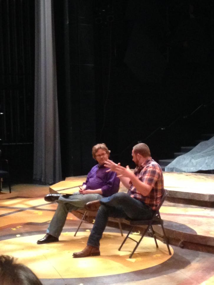 rorschachdc's tweet photo. @SleepyPanda76 regales the audience with tales of other productions of Very Still &amp; Hard to See. #vshs http://t.co/dfVzGb4foV