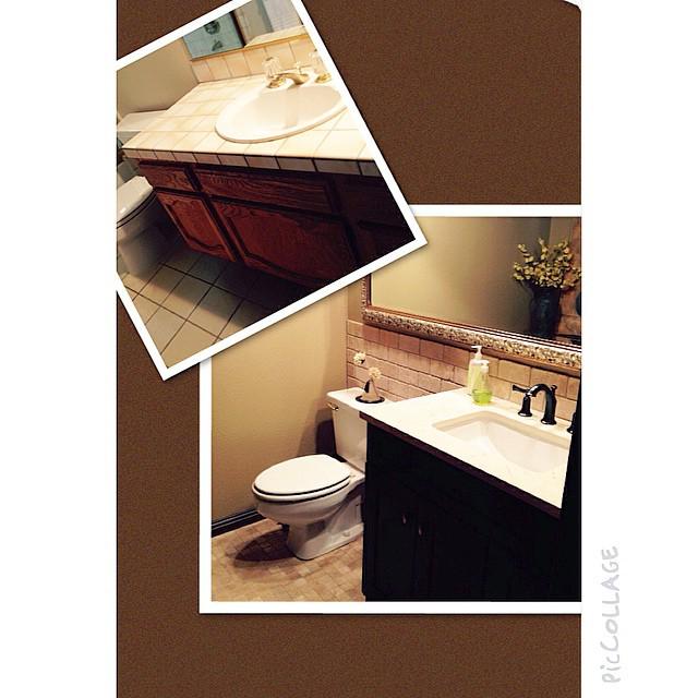 CoffeeBrue's tweet photo. #Coffee Instagram by @odilecorso 'Before &amp; After'... And all within the budget!  Lovin' Lowes Home Improvement ❤️
#… http://t.co/xANEM3CaDu