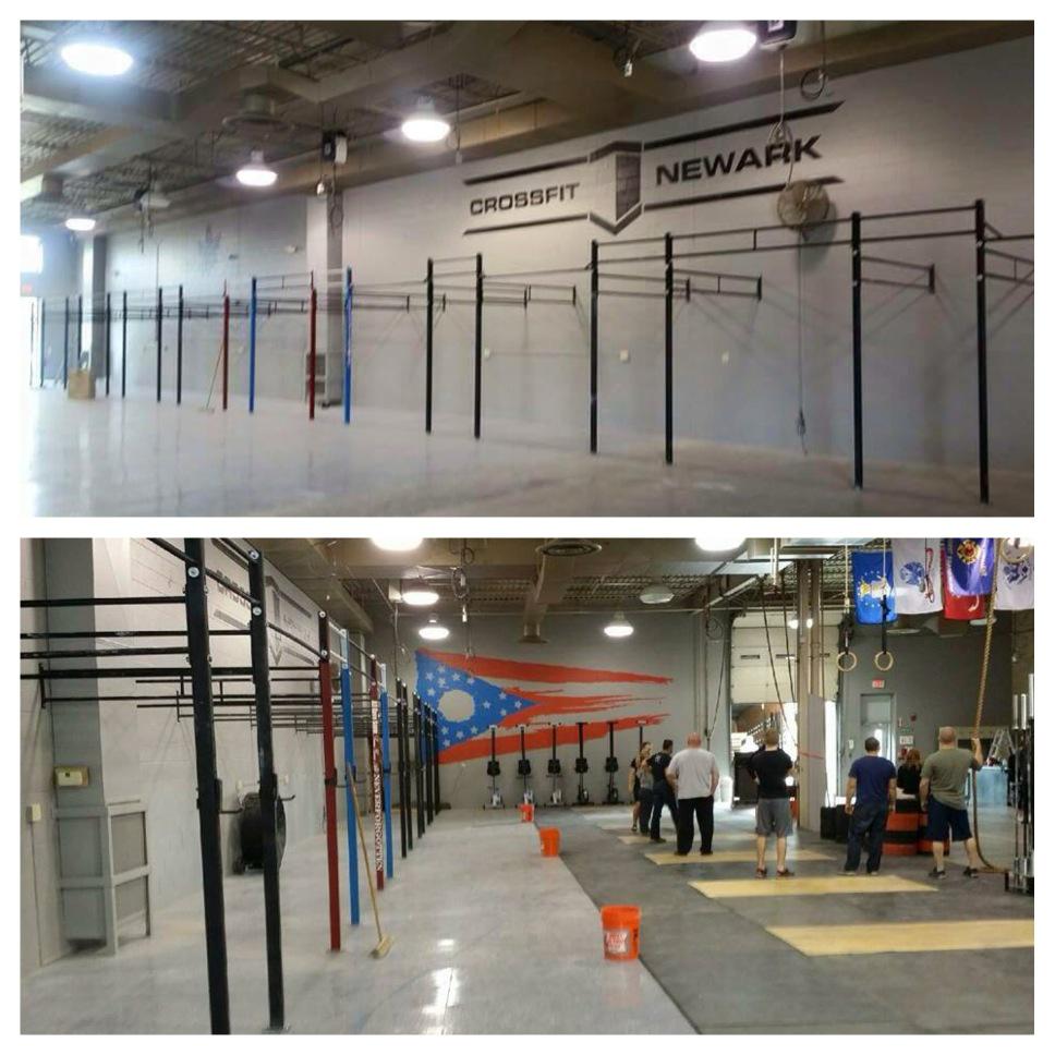 CrossFitNewark's tweet photo. The new gym is finally coming together! Come down and see for yourself at 600B Industrial Parkway #CrossFitNewark http://t.co/9QDcgomHq3