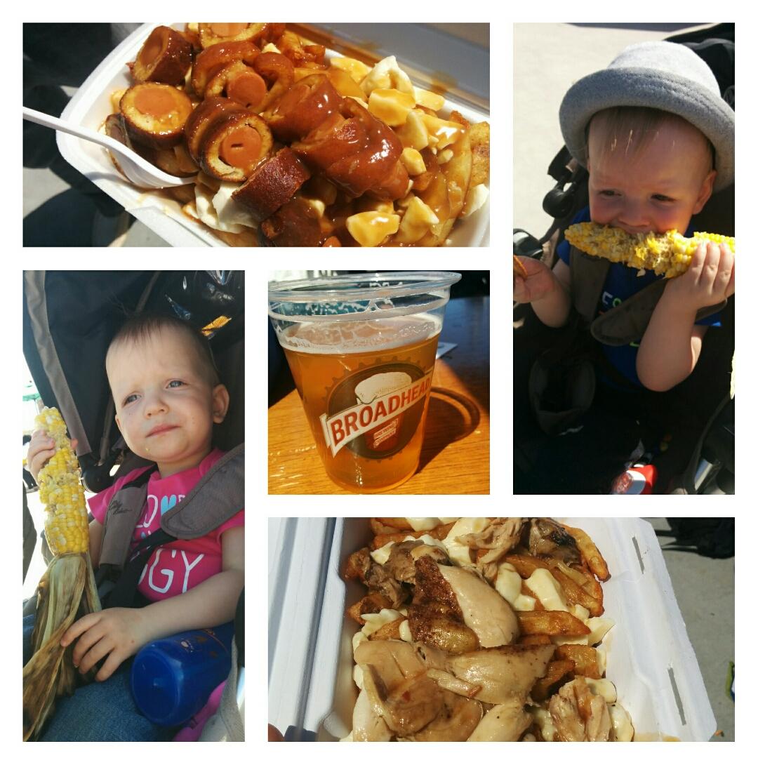 teamawes's tweet photo. Fun times @Poutine_Fest ! #pogopoutine #jerkchickenpoutine #cornonthecob & don't forget @BroadheadBeer #twinning http://t.co/QP7S7zJrEl