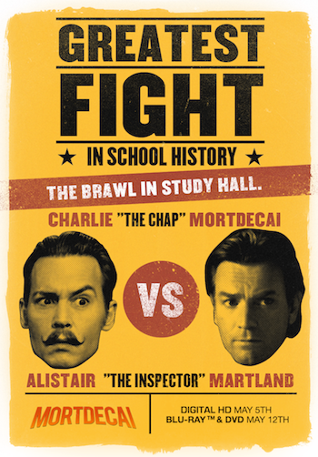 PartTimeRogue's tweet image. In honor of #MayPac, we dug up this gem from #Mortdecai's college days! Digital HD 5/5, Blu-Ray &amp;amp; DVD 5/12. #MortMart
