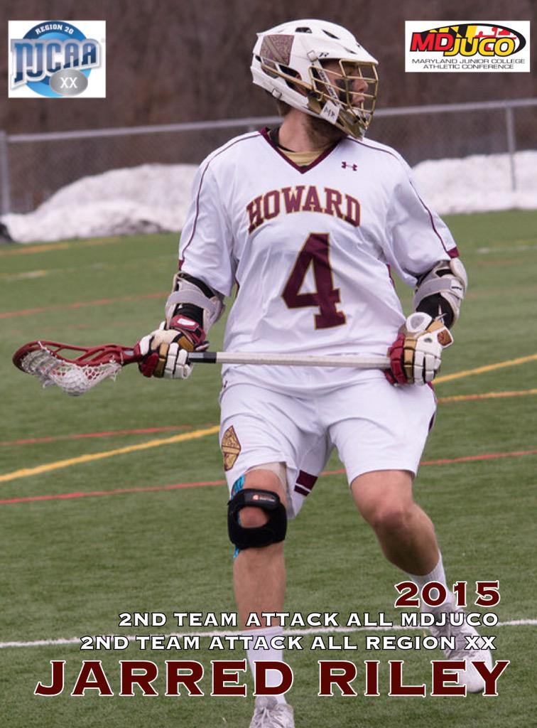 HCCLax's tweet photo. Congrats @Jarred_Riley great season! @hccdragons @HowardCC http://t.co/e3jJf2tgiP