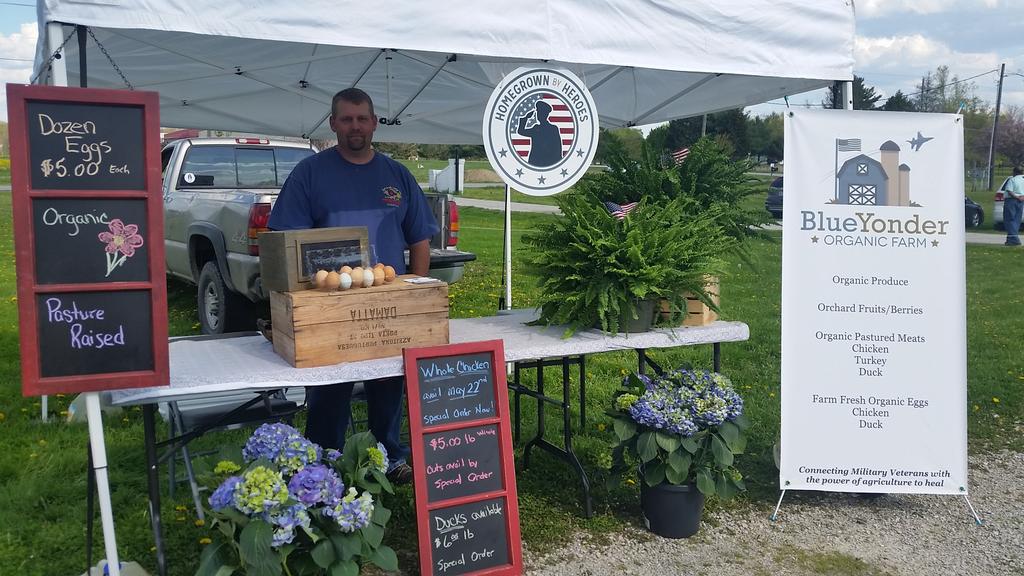 One of our favorite vendors, BlueYonder Organic Farm