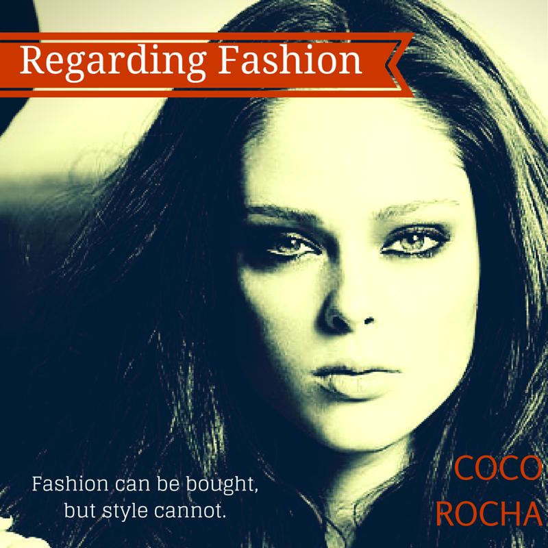 MondoUomoStore's tweet photo. #StyleQuotes #CocoRocha #MondoUomo #Naples http://t.co/ylUoxiWMa7