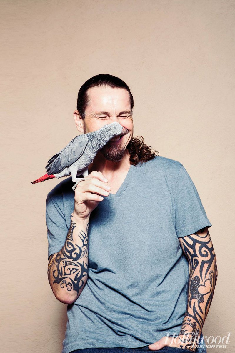black_mamba_06's tweet photo. #SOABOSS<3 Daddy @sutterink and His Parrot!:) TY Dad: We Love YOU<3 from? #SOAFamily and much more<3 Yep! @SOAAddicts http://t.co/AvwKoDBuKf