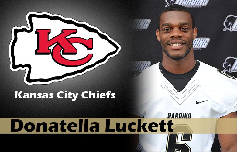 HardingSports's tweet photo. Harding Wide Receiver Donatella Luckett to sign with Kansas City Chiefs #HUBisons http://t.co/KsOR4Hf02z http://t.co/W5X8DsjGIR