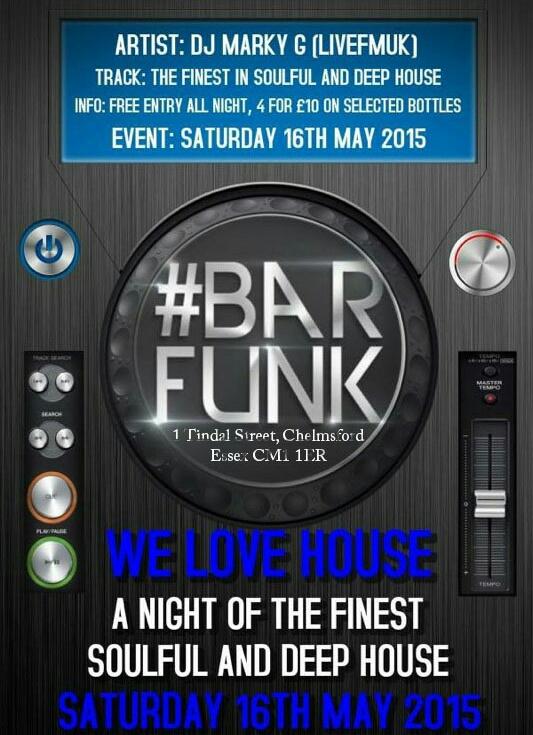 MarkyGDj's tweet photo. #5hr #Marathon #Set #BarFunk #Essex 16/5/15 #FreeEntry (@The_Loop_Bar) lock in2 @LIVEFMUK Wednesday's 6-8pn for info http://t.co/rIDPkwwdRH