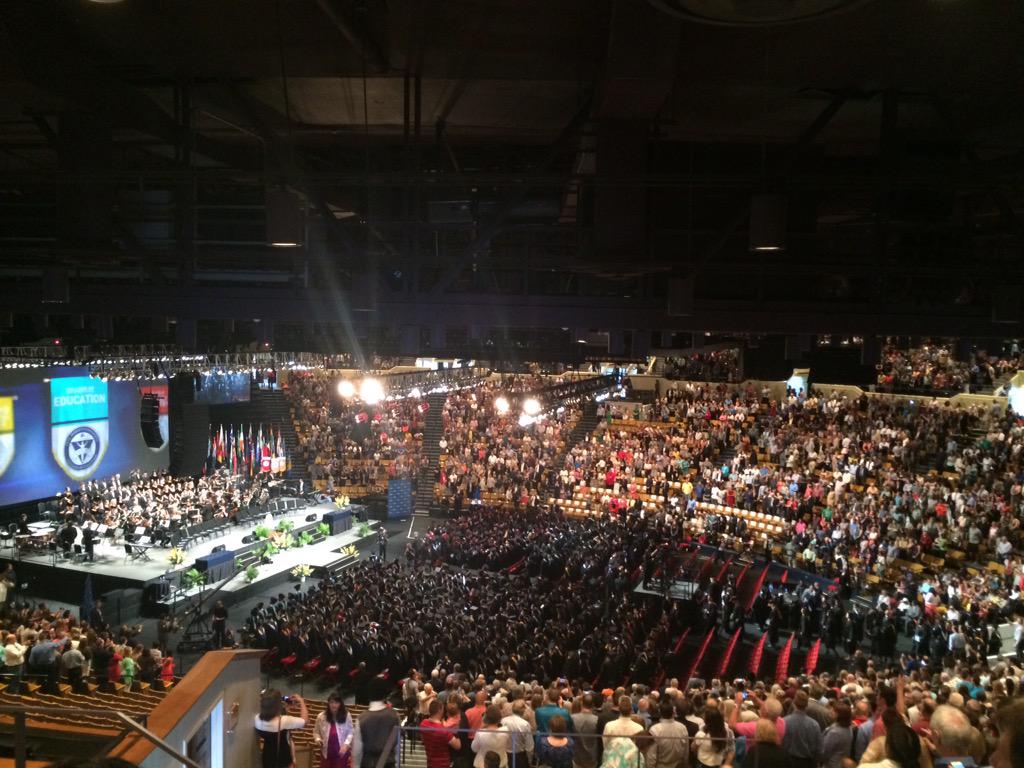 23Scoot's tweet photo. Big S/O to DIL @mredd_12, the prettiest grad from ORU today. Here's a pic to prove it. #ORUGraduation http://t.co/YQV9zqWaJn