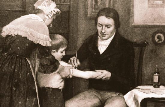 SciHistoryToday's tweet photo. In 1796 Edward Jenner, the "father of immunology" created the world's first vaccine, the #Smallpox vaccination. http://t.co/mYvvsBZxRs