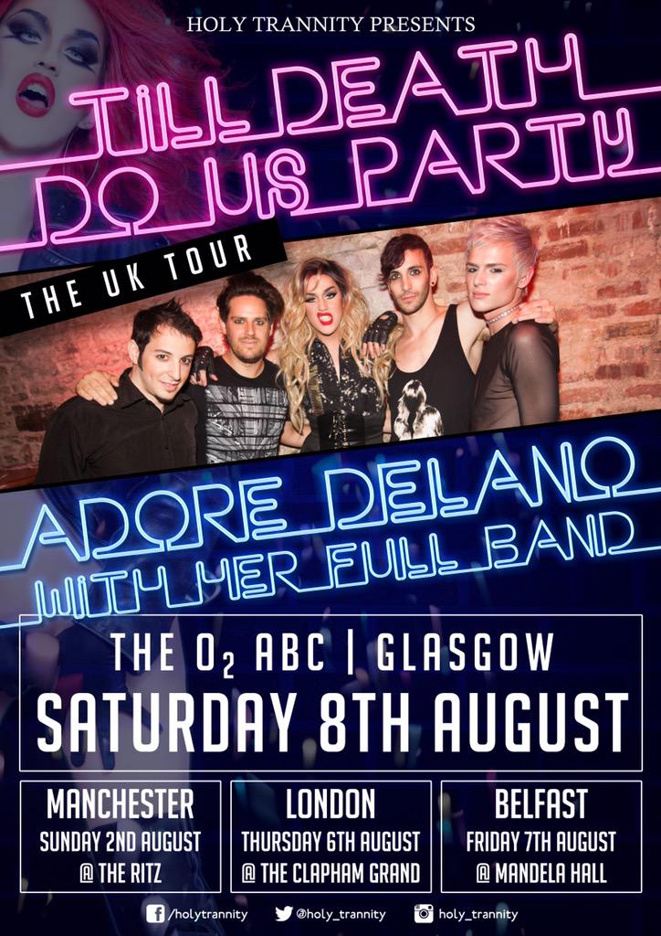 AdoreDelano's tweet photo. Tickets 4 Glasgow now available HERE: http://t.co/UCBjhRaBkN http://t.co/UXaT8Sjpbu