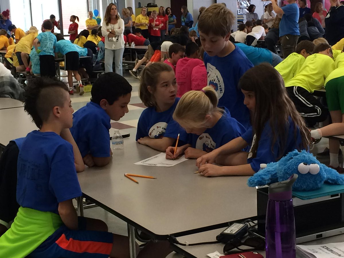 JamestownAPS's tweet photo. Jamestown Math Dice Team performed well today. #apsmathdice http://t.co/QnHeAYy63q