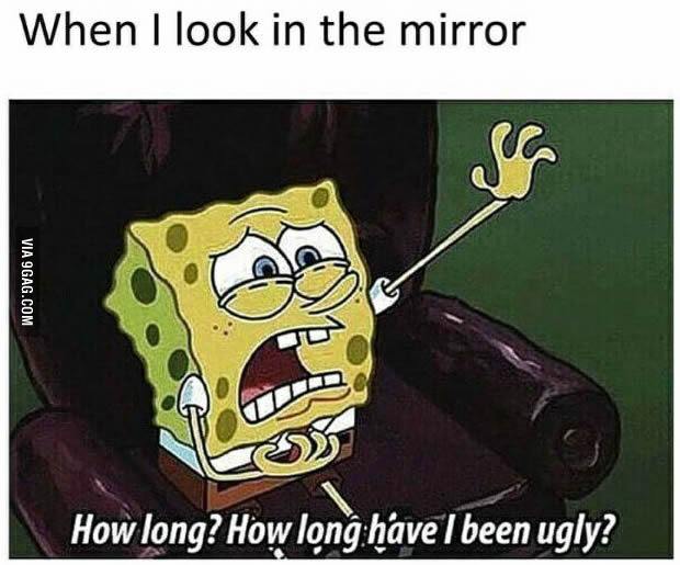 9GAG's tweet photo. Just me looking at the mirror http://t.co/k3D8sievHS http://t.co/trtDbEoz55