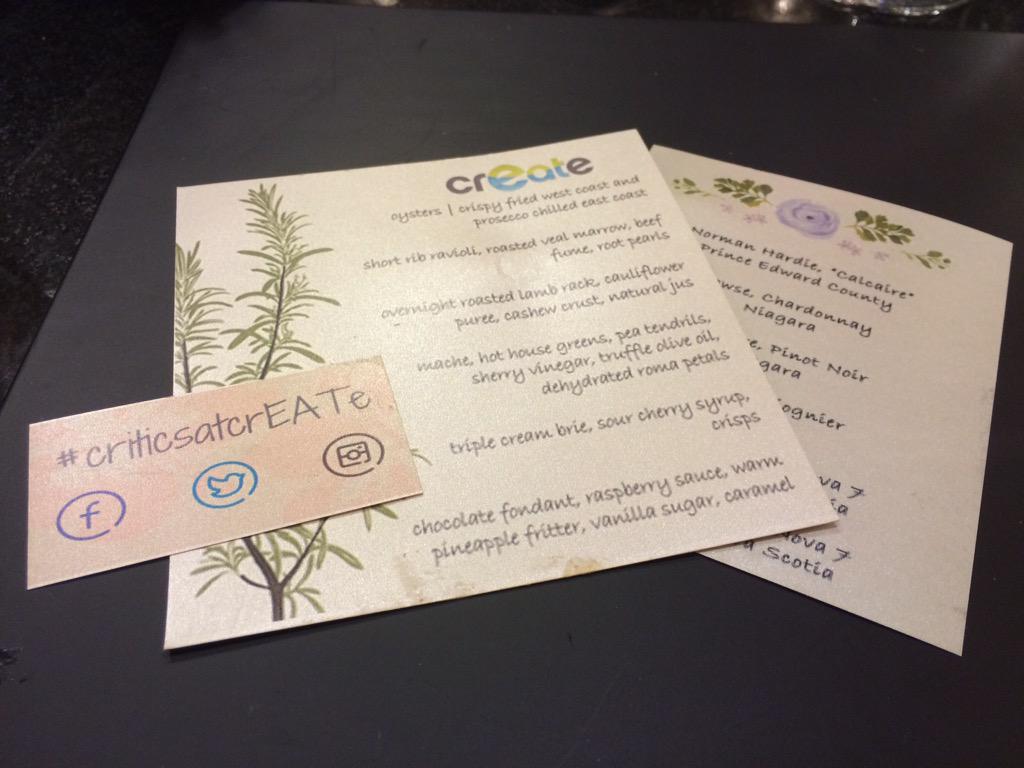 ottfoodiegirlz's tweet photo. Fantastic time learning about #CreateKitchen and the possibilities. Thx to @Shaw_Centre! #criticsatcrEATe http://t.co/cIU7W0zUeZ