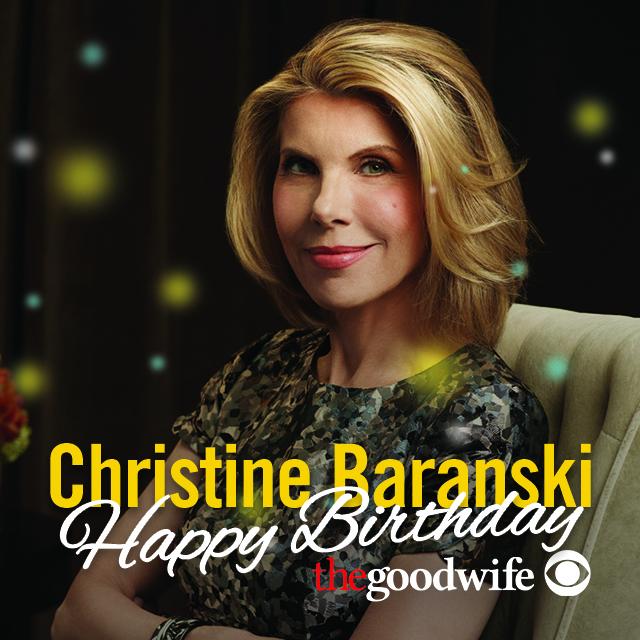 Join us in saying Happy Birthday to own Christine Baranski! 