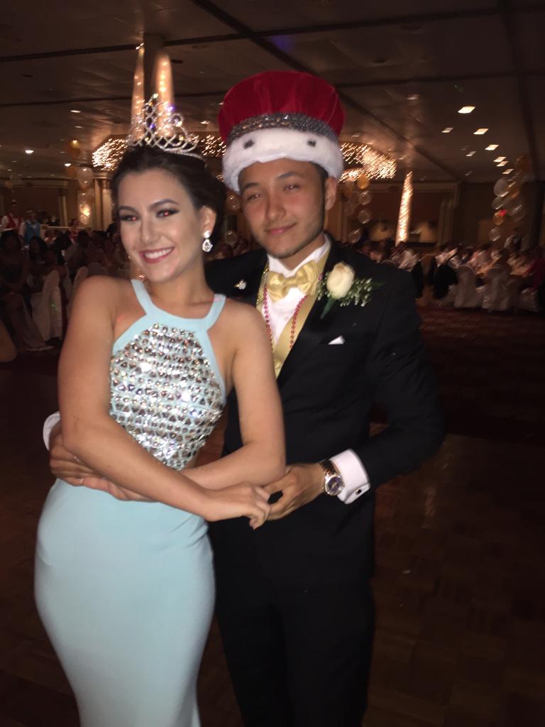 PMEastHS's tweet photo. 2015 Prom Royalty: Queen Bridgett LaRocca and King Carlos Vega. http://t.co/1FuizC5v3j