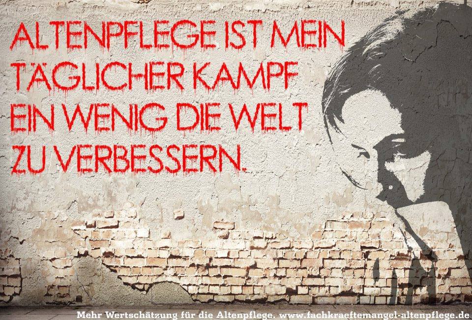 AgenturPflege's tweet photo. #Altenpflege ist mein täglicher Kampf ein wenig die Welt zu verbessern. #pflege http://t.co/UiH1ywoC6k