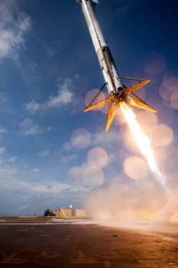 elonmusk's tweet image. My favorite shot from the last rocket landing attempt on the droneship
