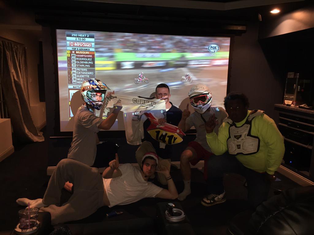 Jessesellier's tweet photo. Shoutout to the goat ricky carmichael #SXonFOX http://t.co/sXOqnqb9tH
