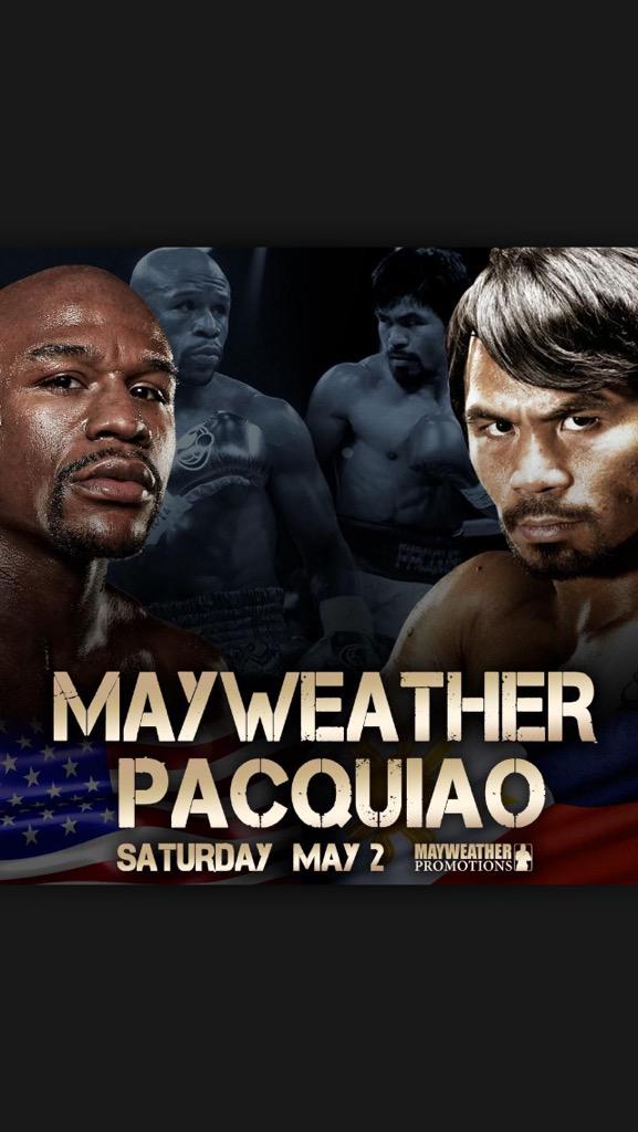 A1Fallacy's tweet image. Retweet for Mayweather                 Favourite for Pacquiao                              #MayweatherVsPacquiao