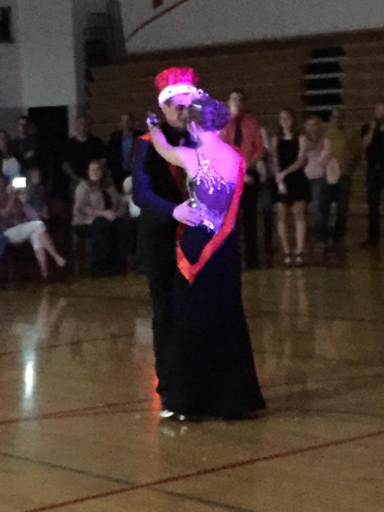 Viking Prom king and queen- Abby Epping and Cam Cole!