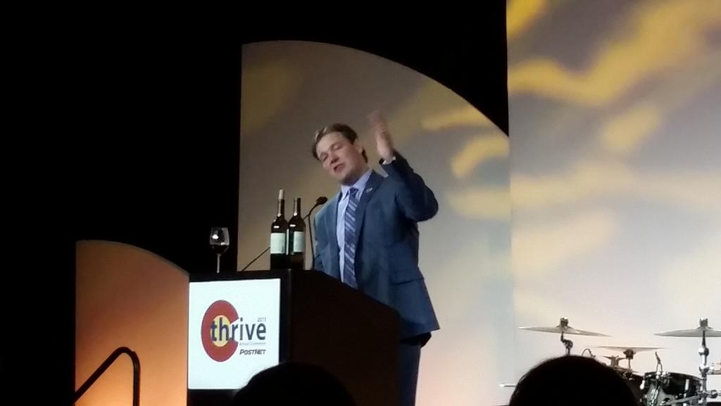 DavidPettyTX157's tweet photo. @PostNet_Thrive  Best entertainment yet. @brianspindel  #PNTHRIVE15 http://t.co/hNe9ahWhpf