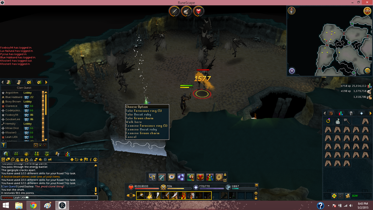 phetish_'s tweet photo. First kill at gargoyles today, lol. http://t.co/3tVK8UwJY1