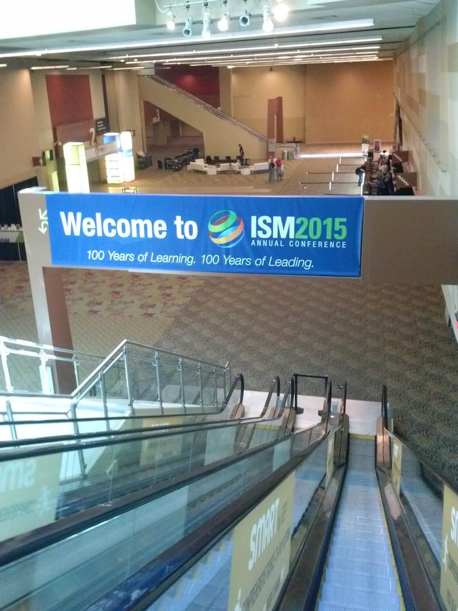 MFGTalkRadio's tweet photo. Welcome all to #ism2015 remember to stop by #booth739 http://t.co/o94savRCgL