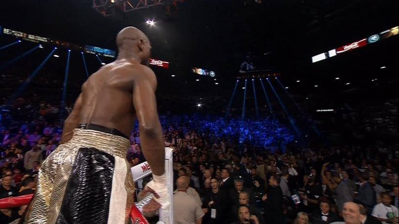 RBRBoxing's tweet image. "I know I won! I know I won!" says Floyd to the crowd. #MayPac