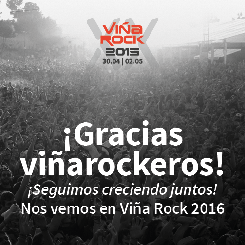 VinaRockOficial's tweet photo. Ojalá pudiéramos vivir en un eterno #ViñaRock. 20 años no son nada, la historia continúa... http://t.co/GIlkhOcu2H