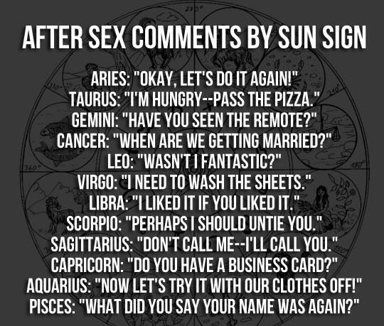 What Zodiac Sign Is Best At Sex