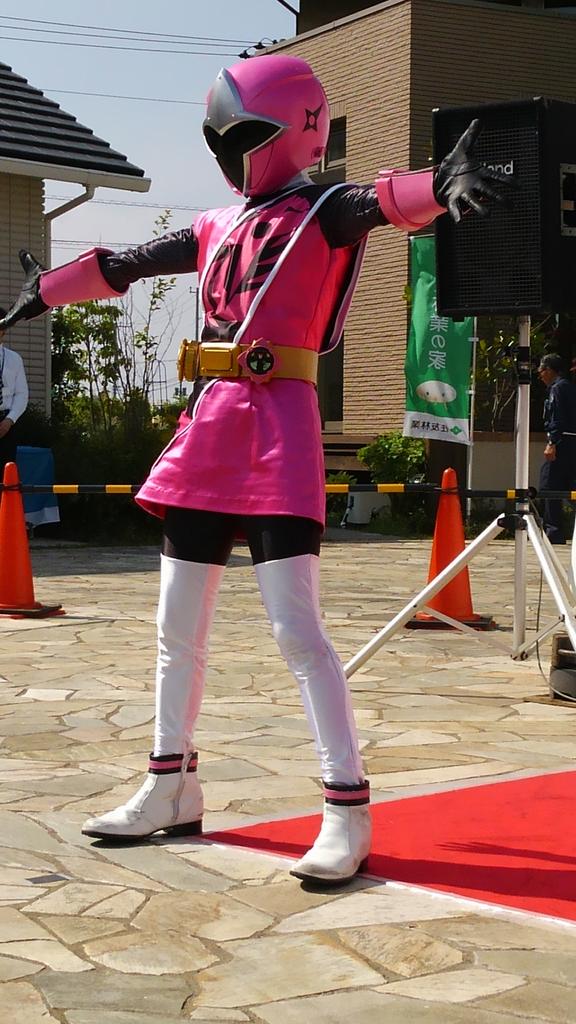 テレビの中のヒーローが目の前にい～る～～～(*￣∀￣*)/② #手裏剣