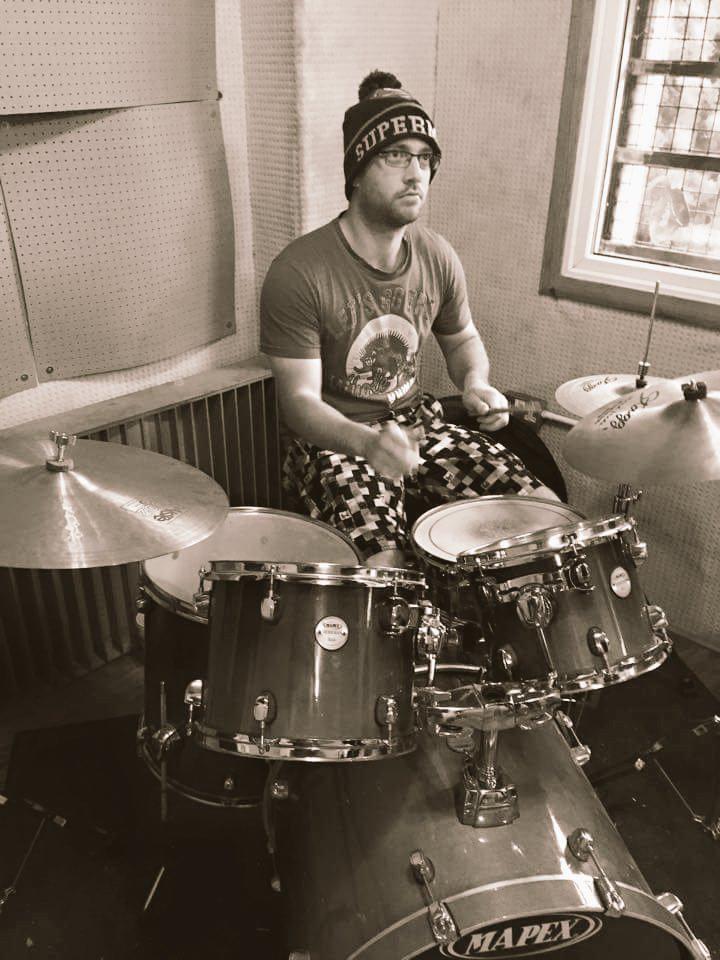 beyondtrepid's tweet photo. A snap of our drummer rich from our last practice. http://t.co/b7hspRWdbb