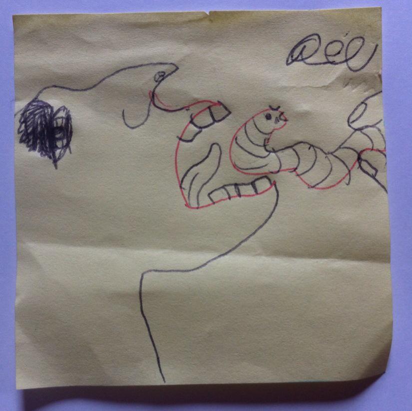 lesagedesign's tweet image. #shapegame 1. Man eating grub