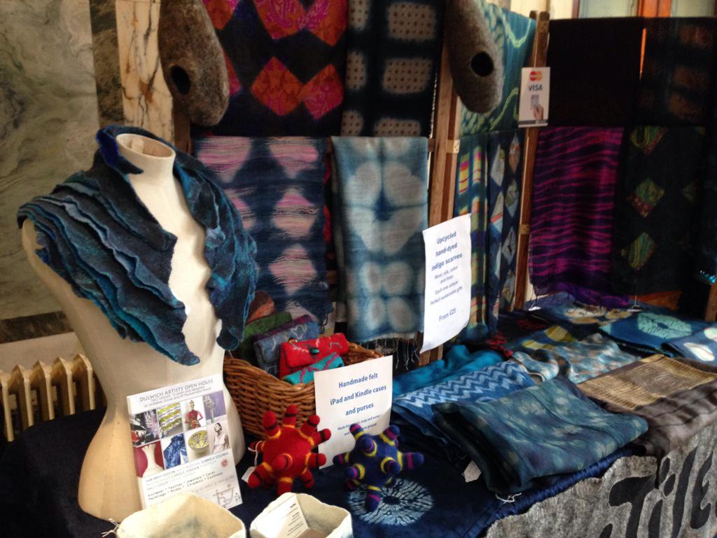 gabrielaszulman's tweet photo. At @IntrigueLDN #shoreditch Town Hall with @flextiles &amp; lots of other talented makers
#craft #art #design #giftideas http://t.co/iqW2soJBtX