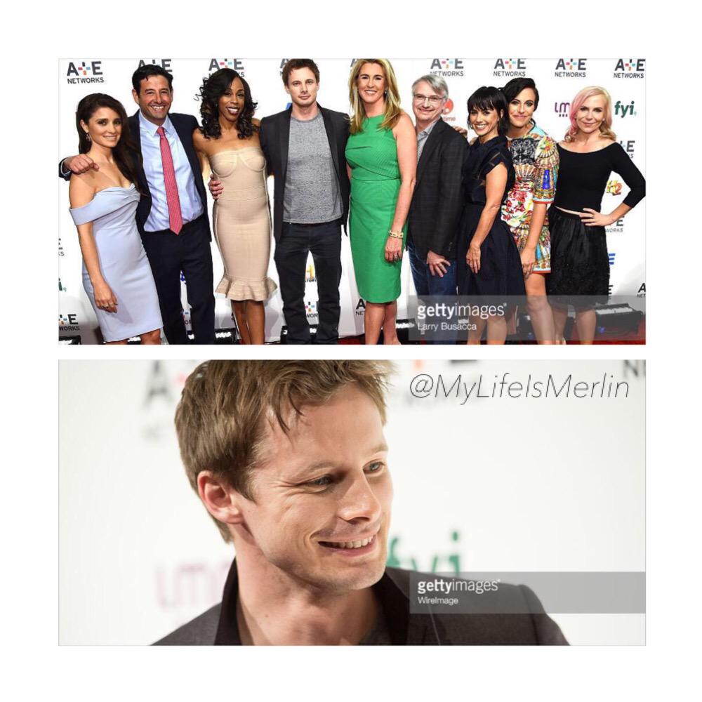MyLifeIsMerlin's tweet image. _____#new

Bradley James (aka Arthur) at 2015 A+E Network Upfront in New York City. 
-April 30th, 2015.
