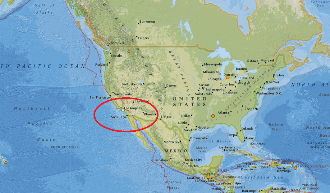 RT_com's tweet photo. BREAKING: 3.9 earthquake strikes Los Angeles area - USGS http://t.co/PmNfYPfbkA http://t.co/r6aUNadPNb