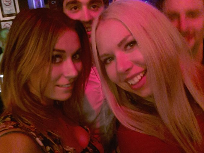 With @AniBlackfox in Morrison's club! http://t.co/KG9huS4Mb6<a class="tags" href="/tag/aniblackfox">@aniblackfox</a>