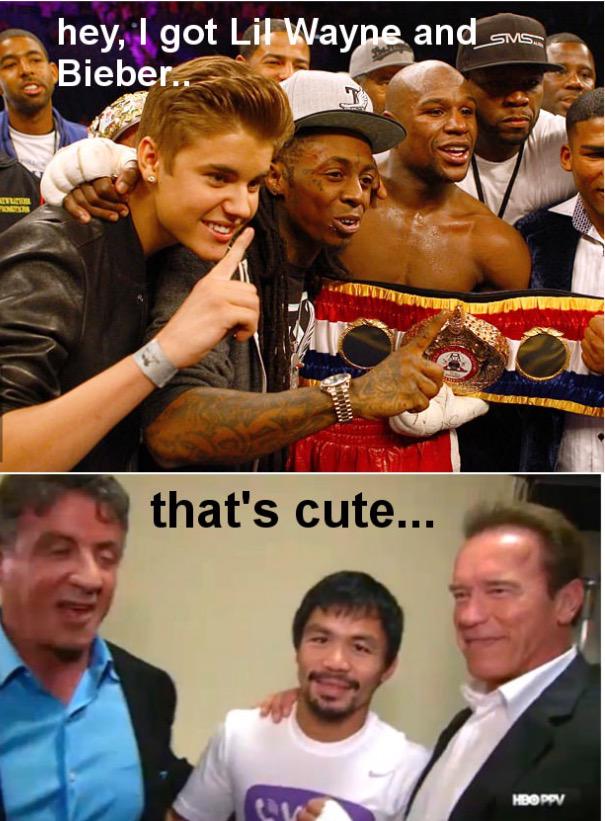 Picouastuces's tweet photo. #MayPac #MayweatherPacquiao #Mayweather 
That's cute! http://t.co/PksVVDdq6L