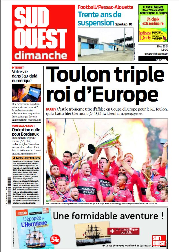 sudouest's tweet photo. "Sud Ouest Dimanche" n'est pas paru. Veuillez nous excuser http://t.co/2ujKEU3DHd http://t.co/yrfW1pOxZR