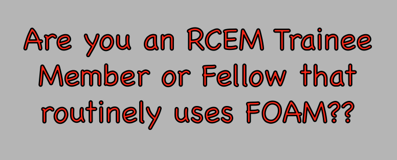 RCEMLearning's tweet photo. If so please retweet to help us assess the extent of its current use

#FOAMed http://t.co/DFuSlKbb6q